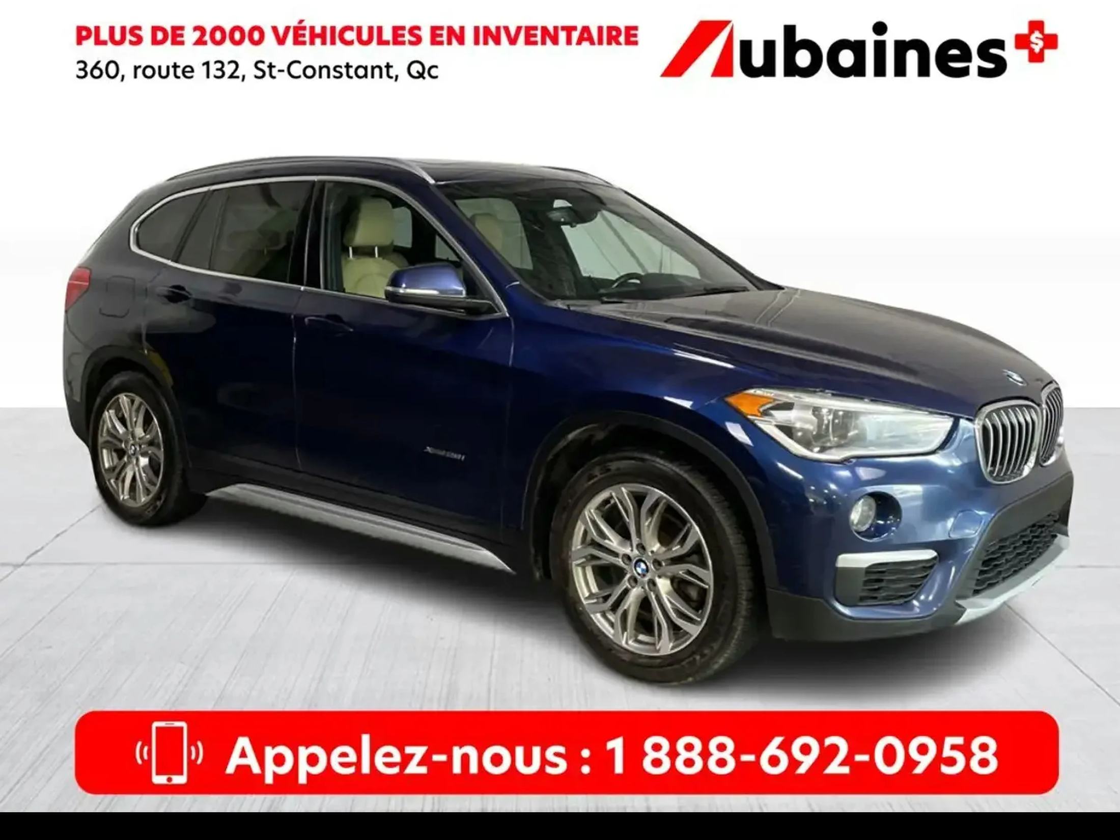 2017 BMW X1 Cuir Mags Sièges chauffants Caméra de recul A/C