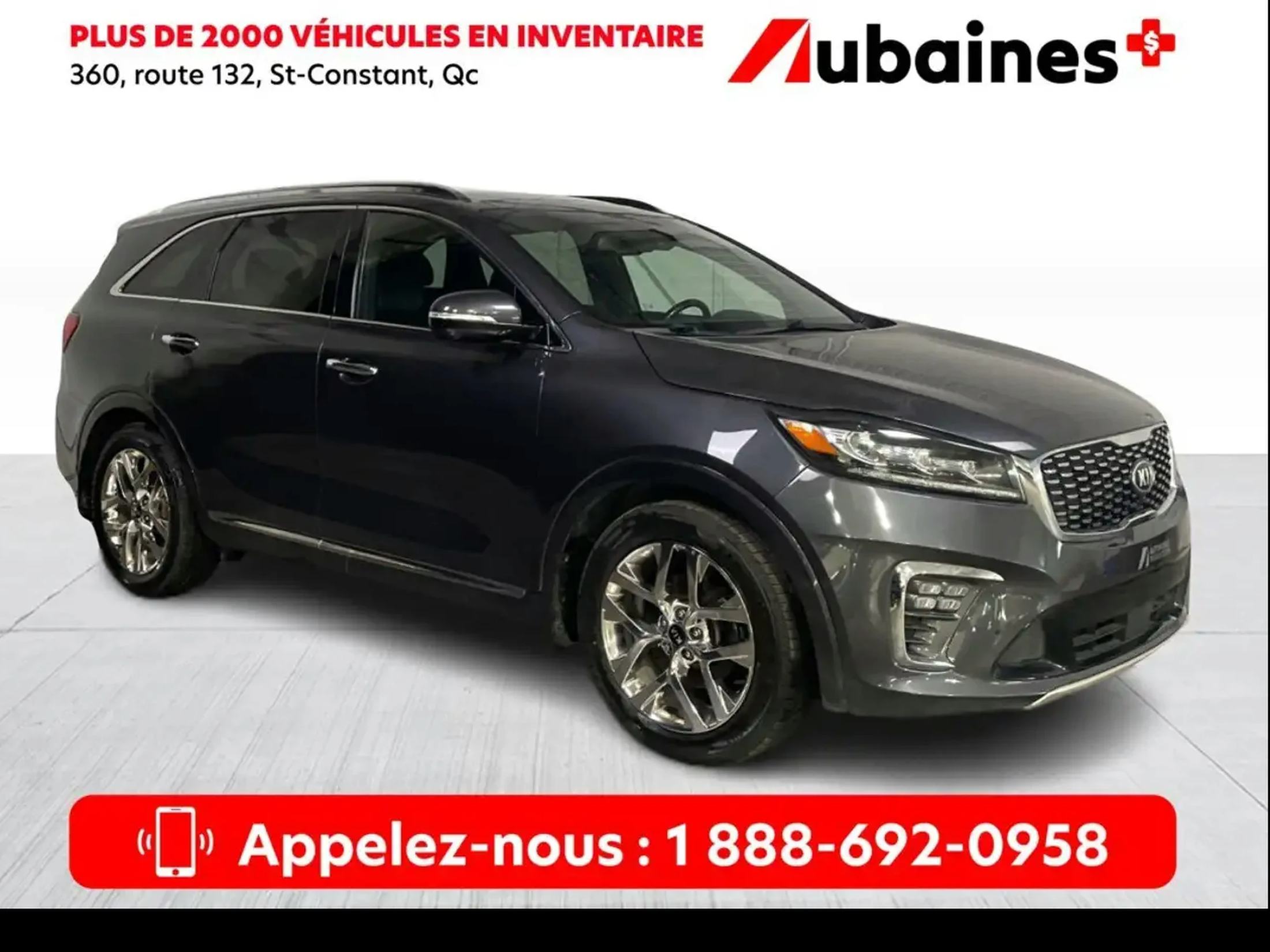 2019 Kia Sorento SXL Limited AWD Cuir Toit GPS Mags Sièges chauffan