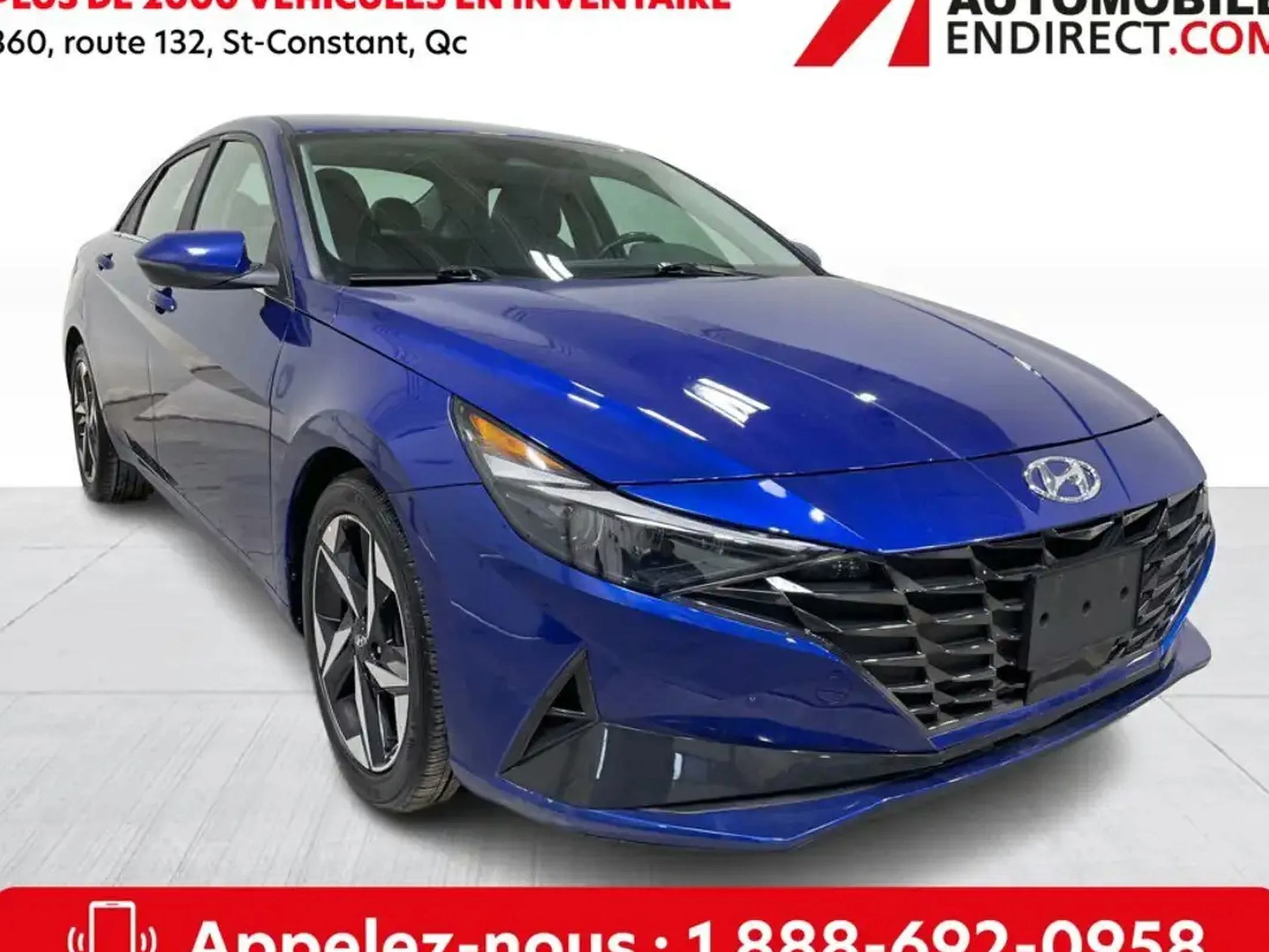 2022 Hyundai ELANTRA Ultimate Tech Mags Cuir Toit GPS Sièges Chauffants