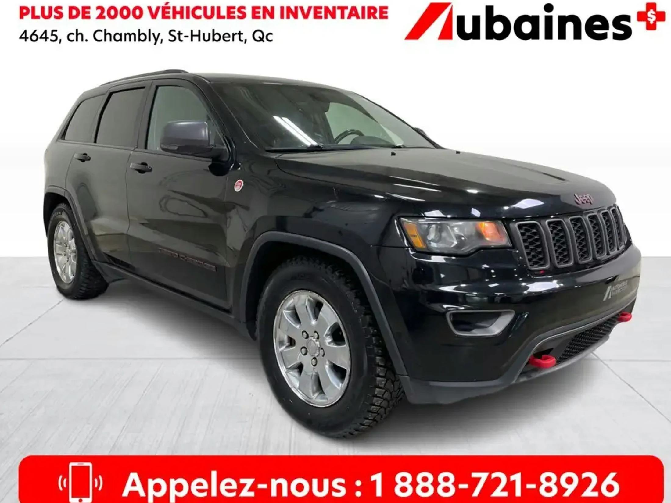 2017 Jeep Grand Cherokee Trailhawk AWD Mags Semi-cuir GPS Sièges chauffants