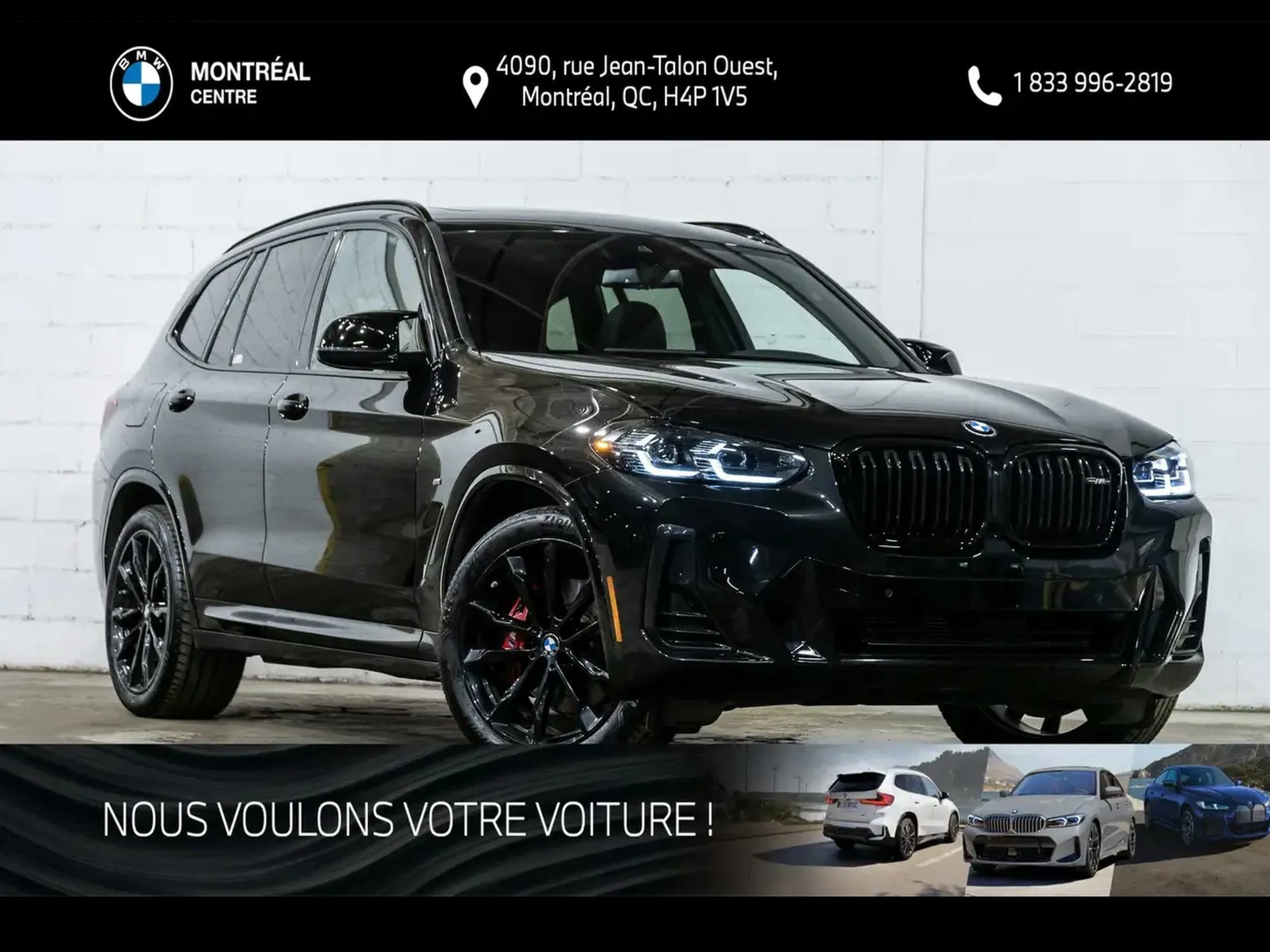 2024 BMW X3 M40i xDrive | Premium Essentiel | Toit ouvrant pan