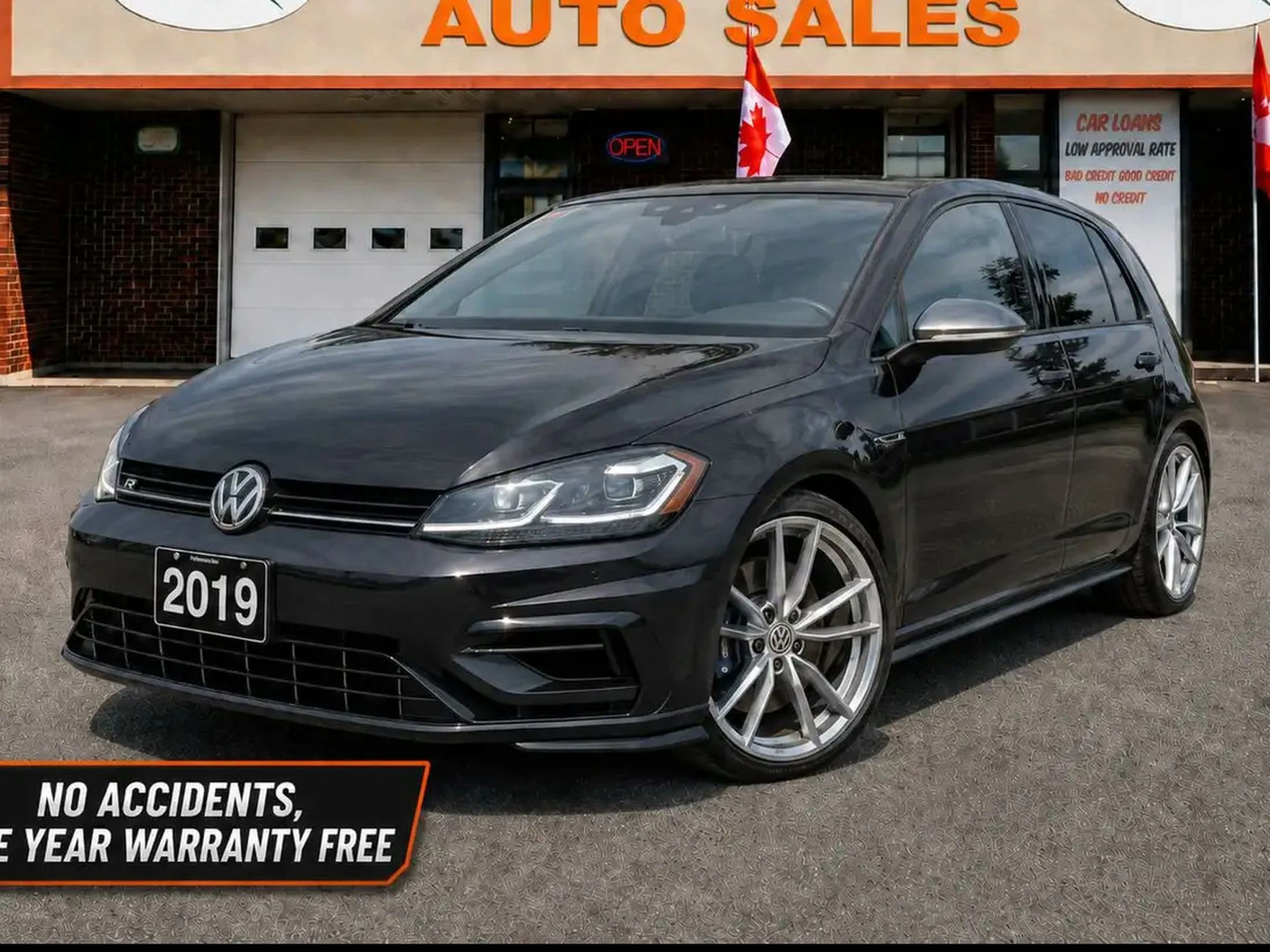 2019 Volkswagen Golf R 6-Speed | Leather| Nav | 1 Year Warranty! | Cam