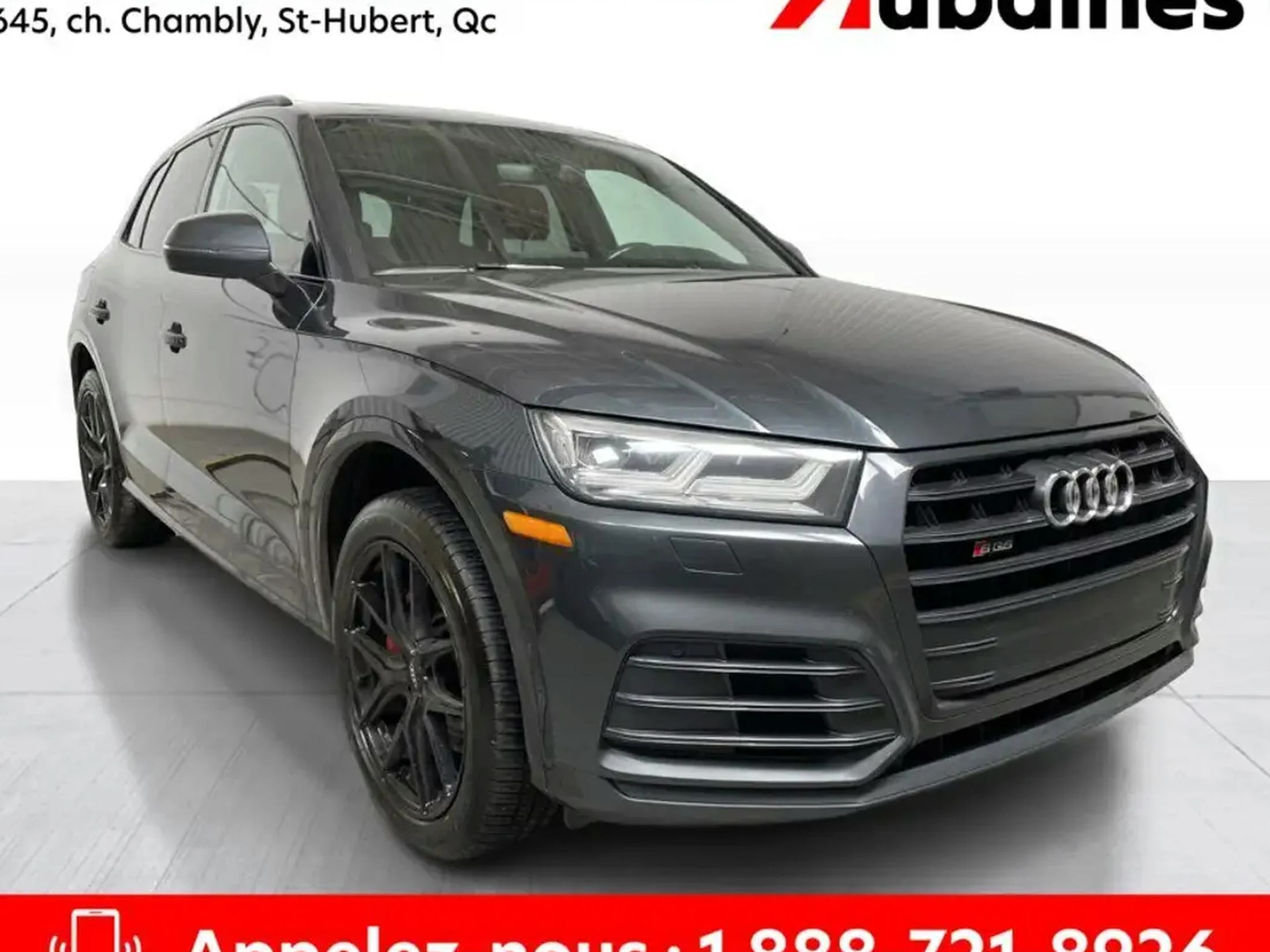 2019 Audi SQ5 Progressive 3.0T AWD MAgs Cuir Toit Pano GPS Siège