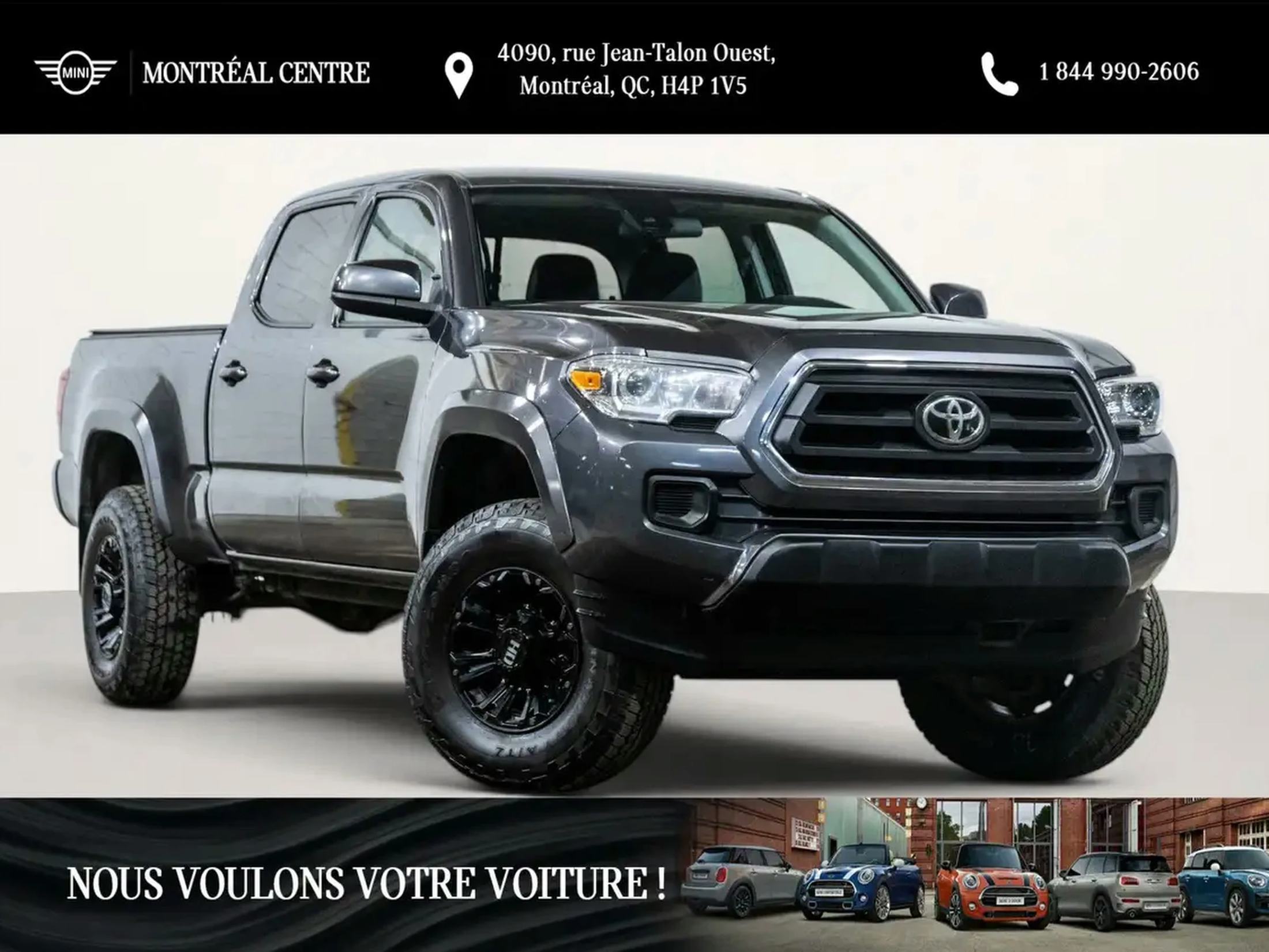 2022 Toyota Tacoma 6A | Moteur V6 3,5L | Alerte de sortie de voie | A