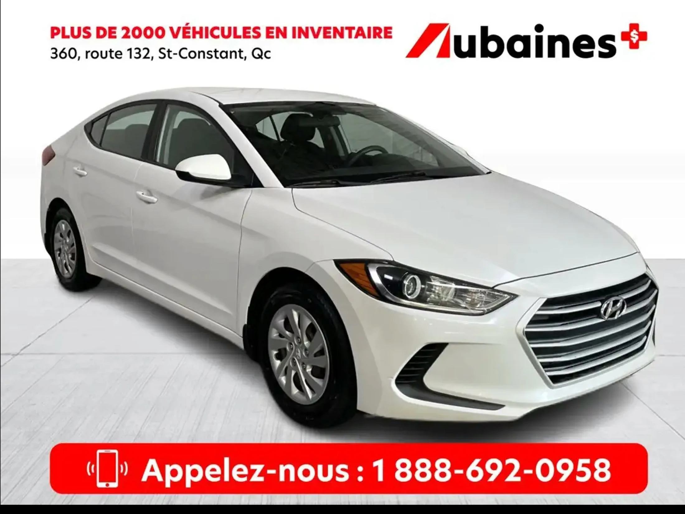 2017 Hyundai ELANTRA L Manuel A/C Sièges Chauffants