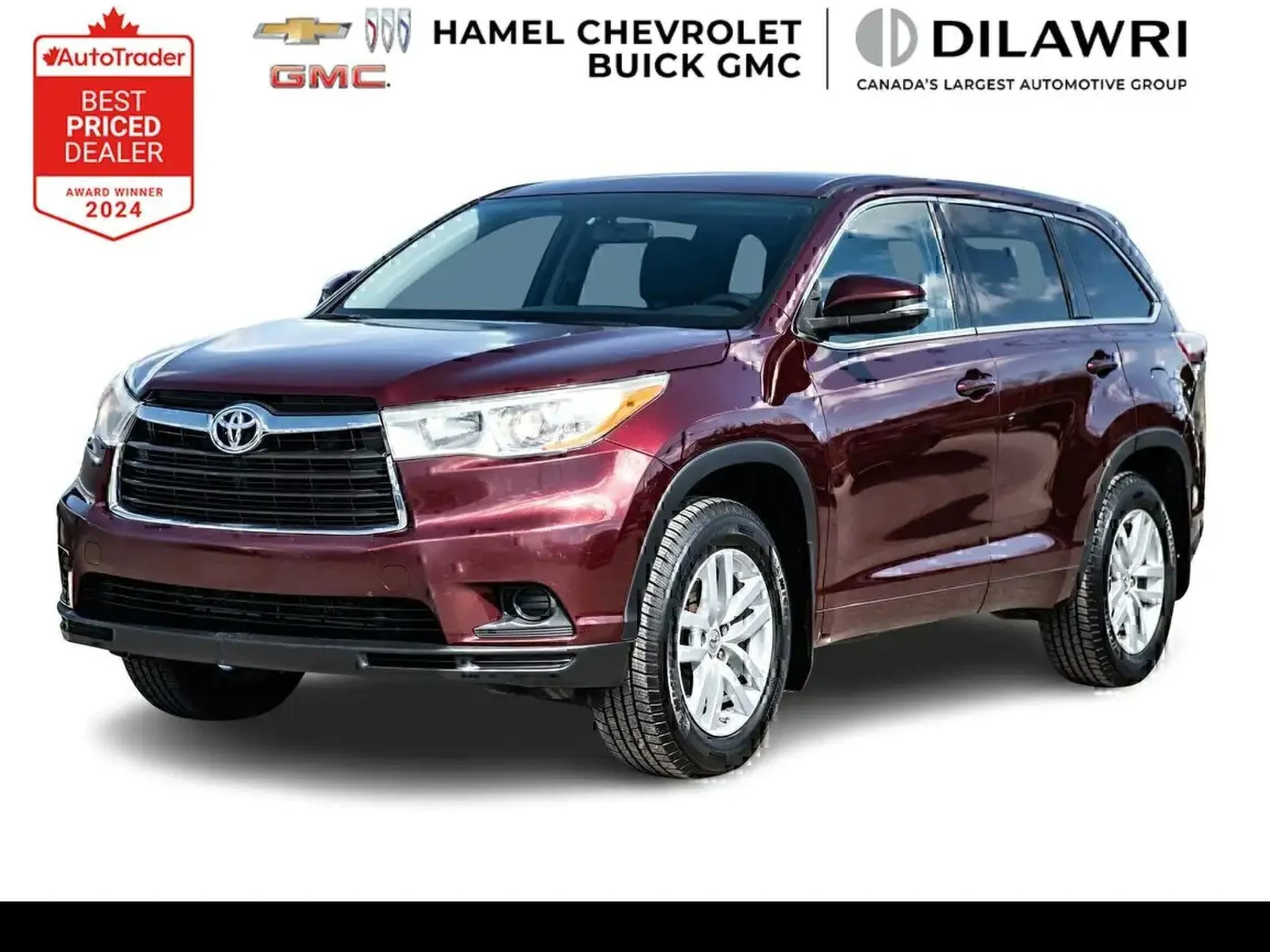2015 Toyota Highlander LE AWD * 8 Passagers * Pneus et Rims Hiver Inclus*