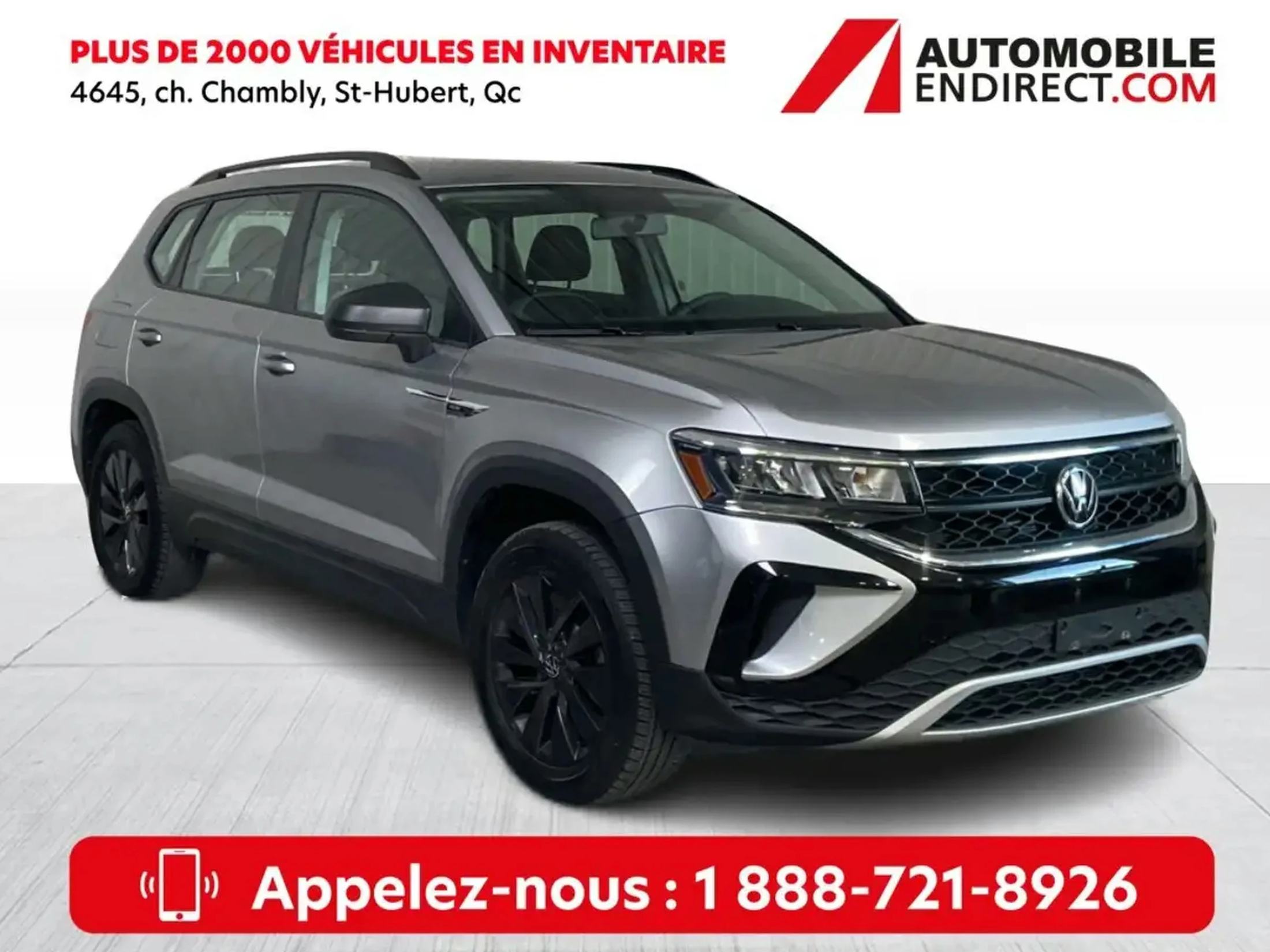 2022 Volkswagen Taos Trendline AWD Mags Sièges chauffants Caméra de rec