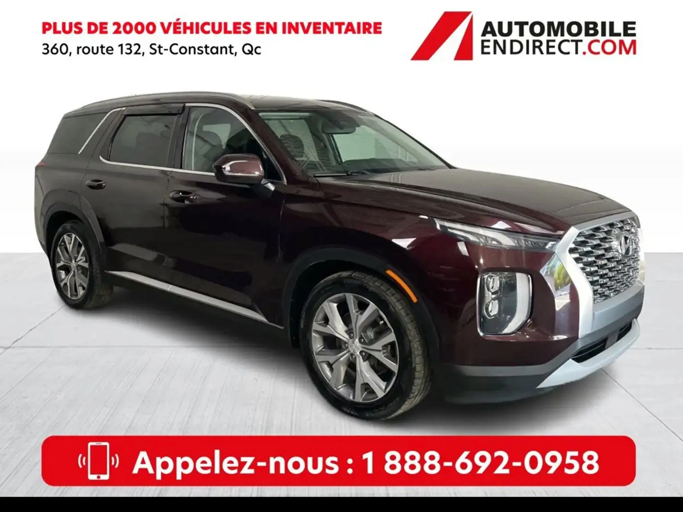 2021 Hyundai PALISADE Preferred AWD Toit Mags Sièges chauffants Caméra d