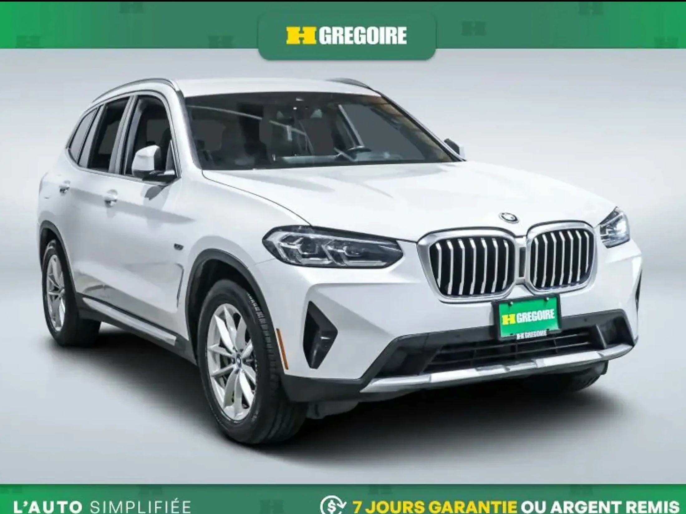 2022 BMW X3 PLUG IN HYBRIDE AWD CUIR NAV MAGS CAM