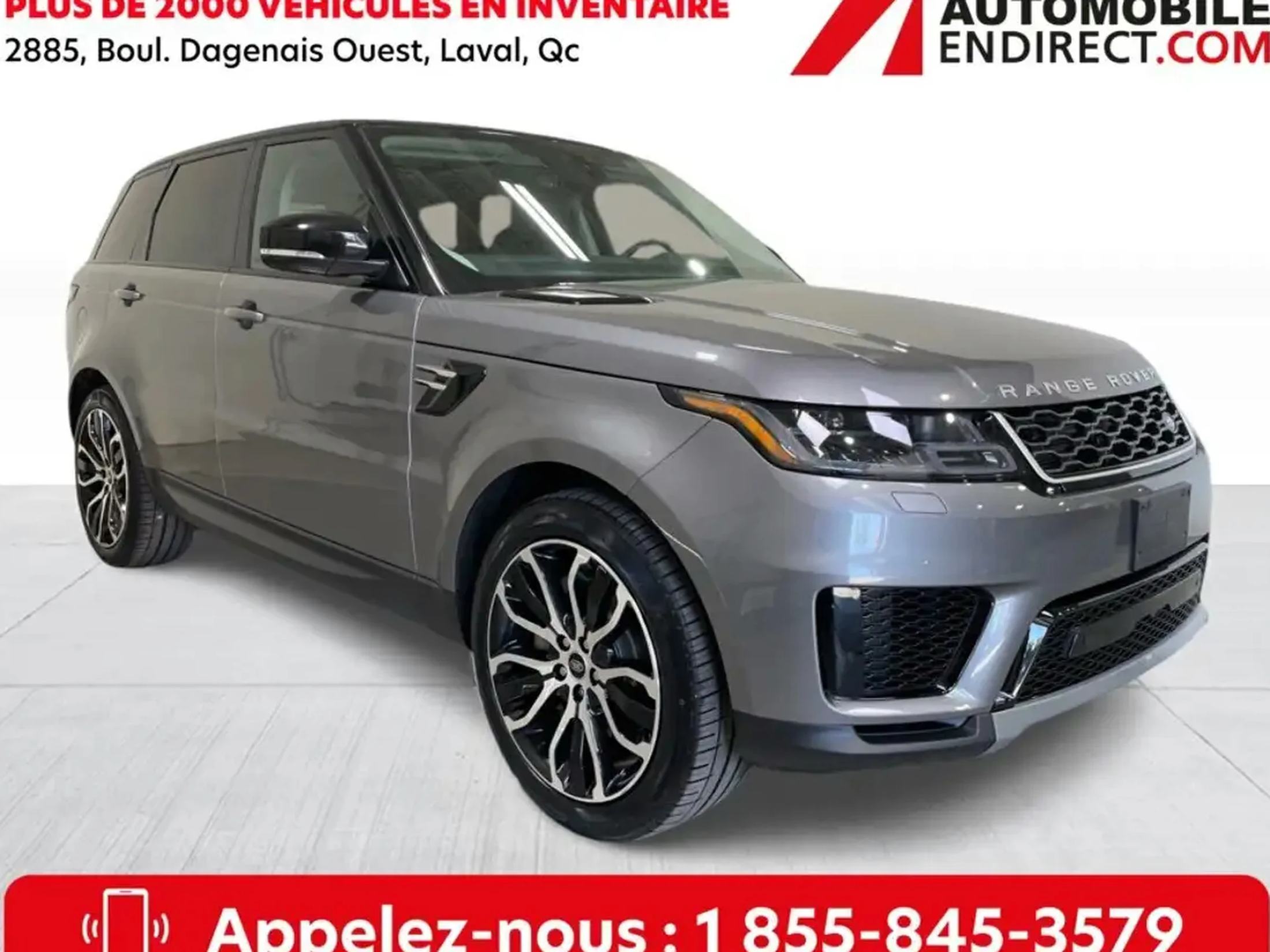 2022 Land Rover Range Rover Sport P360 SE MHEV AWD Cuir Toit Pano GPS Sièges Chauffa