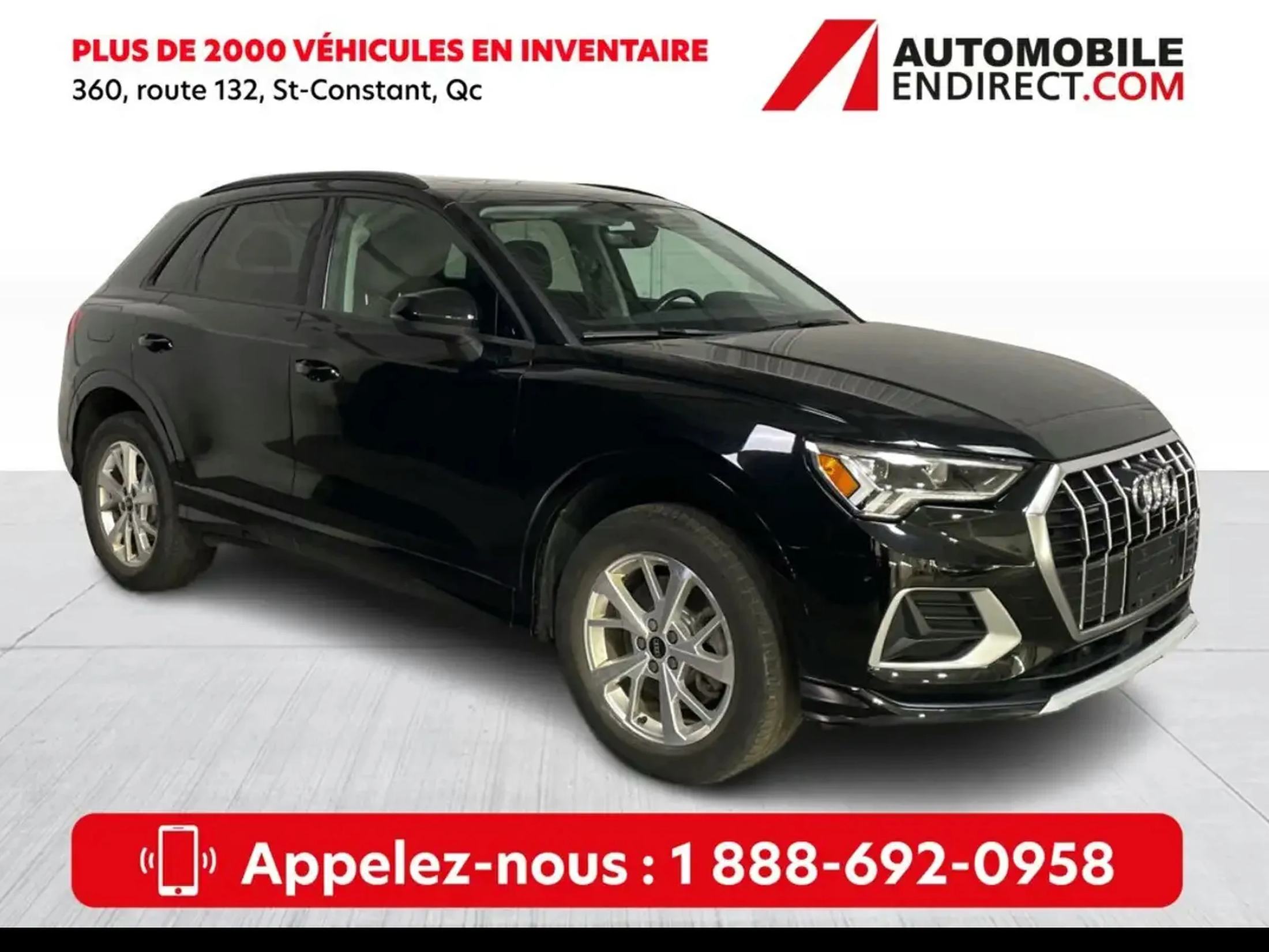 2022 Audi Q3 Komfort quattro Mags Cuir Toit Sièges Chauffants