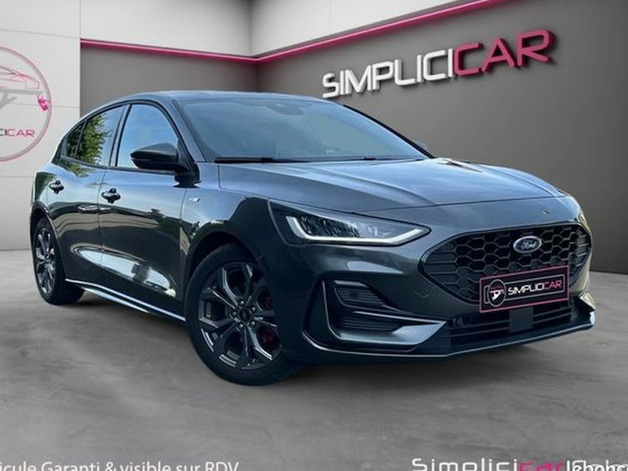 FORD FOCUS IV ST-LINE DESIGN SPORT 5p 125 S&S FLEXIFUEL MHEV 125Ch CarPlay Caméra Sièges et Volant Chauffants 1er Main Garantie Constructeur
